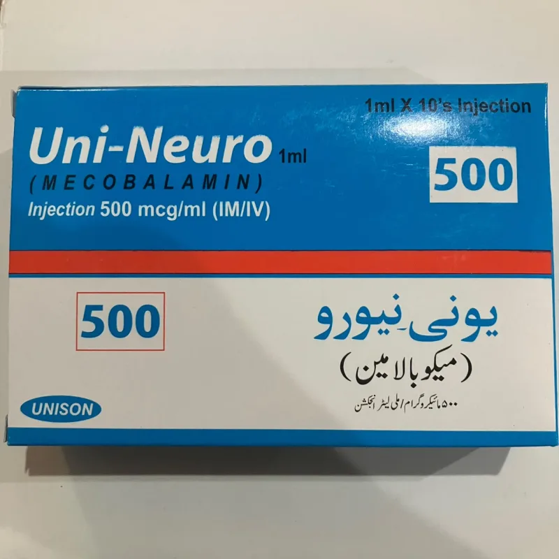 Uni-Neuro 500mcg/ml injection, pack of 1ml x 10 ampoules