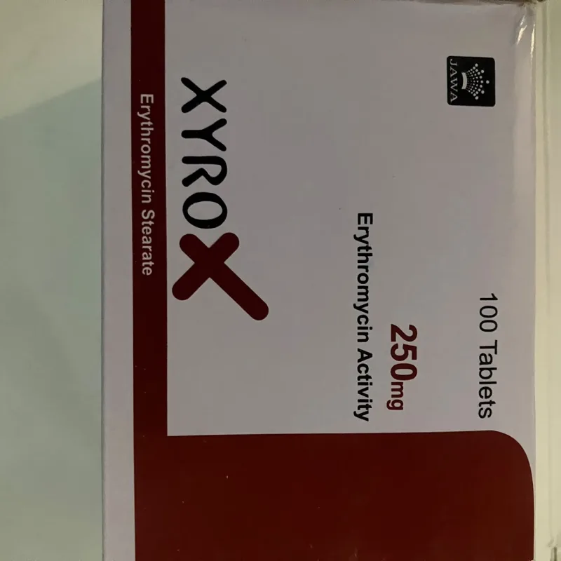 Xyrox 250mg tablets, pack of 100 tablets